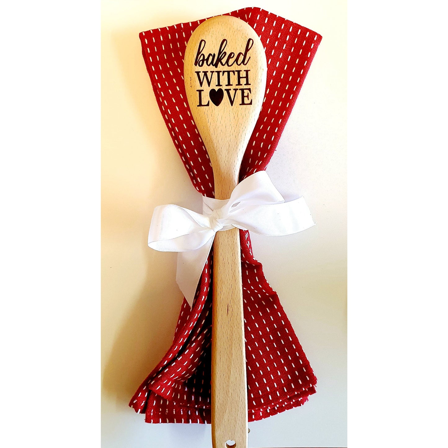 Baked with love Wooden Spoon Set